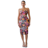 Blooming Luxe Sequin Midi Dress