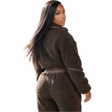 Preety Plush Luxe Cropped Jacket