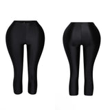 Glossy capri pants 2