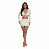 Pulling Up Shortly Skirt Set