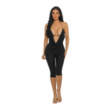 Glitter Capri Jumpsuit