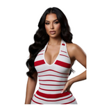 Cutie Pie Stripe Knit Romper