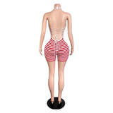 Fun In The Sun Striped Romper