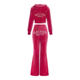 Black Girl Magic Velvet Tracksuit
