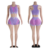 No hard feelings shorts set
