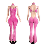 In town jumpsuit w/headband