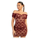 Private Affair Lace Mini Dress