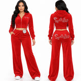 Spoiled Bling Velour Set