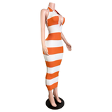 Paradise Striped Maxi Dress