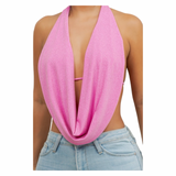 Preety Glitter Halter Top