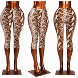 Wild Luxe Snake Capri Pants