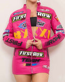 Pink Motorsport racer jacket