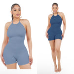 Yours truly ribbed romper