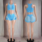 No hard feelings shorts set