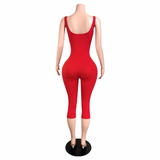 Soft Life Capri Jumpsuit