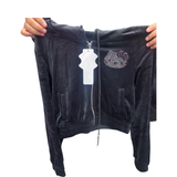 HK Crystal velour set