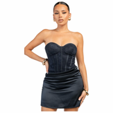 Laced Temptation Corset Mini Dress
