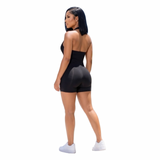 Y2K Halter Bling Romper