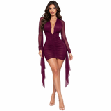 Divine Allure Ruched Mini Dress