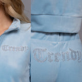 Trendy Bling Velour Set