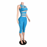 Hour Glass Capri Jumpsuit