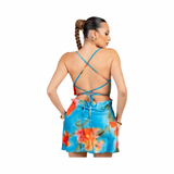 Tropical Sunset Beaded Dress