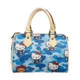 Hello Kitty Blue Camo Purse