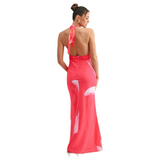 Coral Kiss Maxi Dress