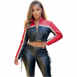 Preety Rebel Moto Cropped Jacket