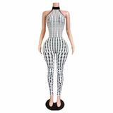 Point Taken Knit Lace Up Jumpsuit