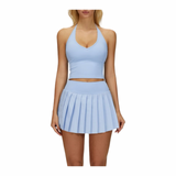 Halter Tennis Skirt Set