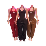 Cutie patootie halter bodysuit set