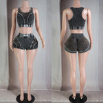No hard feelings shorts set