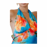 Sky Bloom Mini Dress - Pre Order