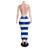 Paradise Striped Maxi Dress