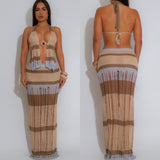Hey beautiful knit skirt set