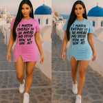 Match Energy T shirt dress