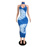 Preety Enrgy tie dye dress w/headband