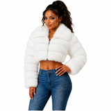 Rich Girl Energy Faux Fur Jacket
