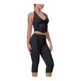 Preety Halter Capri Set