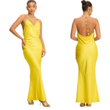 Soft life satin muse dress