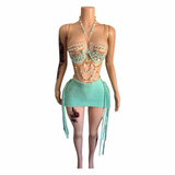 Preety Luxe Resort Beaded Set