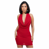 After Hours Glitter Mini Dress