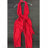 Tied Up Capri Jumpsuit