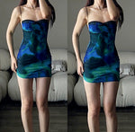 Sexy and ready lace ribbon dress