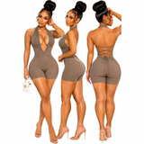 Preety Temptation Lace Up Romper