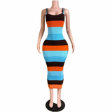 Preety Color Rush Midi Dress