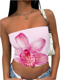 Preety Petal Tube Top