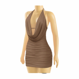 A Fun Night Halter Dress