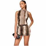 Fur Real Luxe Skirt Set